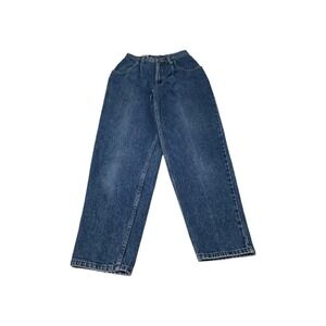 Eddie Bauer Denim Womens Size 4P Petite 26x27 Light Blue Mom Jeans